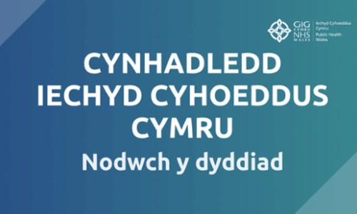 Cynhadledd iechyd cyhoeddus cymru nodwch y dyddiad
