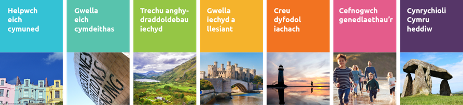 Baner yn dangos manteision allweddol ymuno â’r grŵp Amser i Siarad Iechyd Cyhoeddus, sy’n cynnwys helpu eich cymuned, mynd i'r afael â anghydraddoldebau iechyd, gwella lles a siapio dyfodol iachach i Gymru.